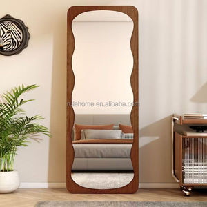 Trang trí nội thất sang trọng hình chữ nhật lớn khung gỗ dài thay đồ gương sàn đứng tường Gương trang trí cho phòng khách - Product Image 1