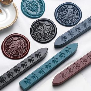 Bâtons de cire à cacheter motif iris pour gaufrage et impression, fournitures pour journalisation de mariage - Product Image 2