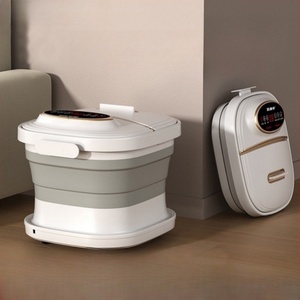 Idromassaggiatore elettrico automatico per piedi con disintossicazione ionica a caldo e vasca pieghevole per massaggio domestico - Product Image 1