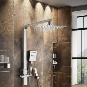 304 acier inoxydable <span class=keywords><strong>mural</strong></span> baignoire à effet pluie <span class=keywords><strong>robinet</strong></span> de douche douche supérieure et <span class=keywords><strong>douchette</strong></span> ensemble <span class=keywords><strong>avec</strong></span> motif de pulvérisation de pluie - Product Image 3