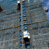 Treuil de chantier DAHAN SC200, neuf, vitesse 0-40 m/s, double cage, capacité 2000 kg, certifié ISO CE GOST, équipement de sécurité, moteur principal 300 m
