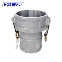 Raccord femelle en aluminium de type C Cam and Groove HosePal pour tuyau de camion-citerne et remorque