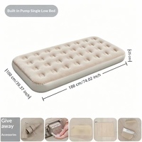 Ensemble de matelas gonflable moderne pour l'intérieur et l'extérieur avec pompe intégrée, nouveau produit - Meubles de chambre pliables