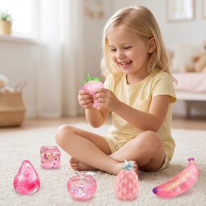 Juguete Antiestrés de Frutas para Apretar, Juguete Antiestrés de Maltitol para Apretar, Pequeño Regalo Festivo - Product Image 2