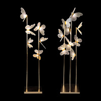 Nouvelles Lumières LED Lumineuses en Acrylique en Forme de Papillons pour Allées, Éclairage de Scène pour Mariages et Événements