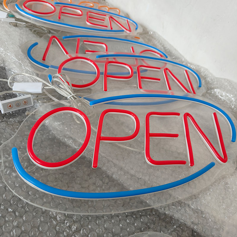 Manufacturer Custom Led Open Sign Board Led Light Open Neon Sign
