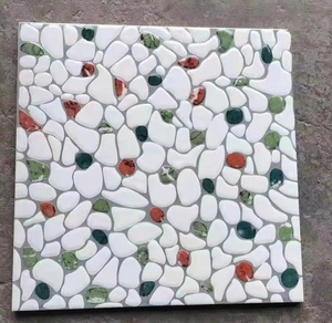 Guijarro de gota de agua pequeño de <span class=keywords><strong>ladrillo</strong></span> de cristal 300X300 para exterior Villa balcón baño resistente al desgaste antideslizante para <span class=keywords><strong>techo</strong></span> de escaleras - Product Image 4