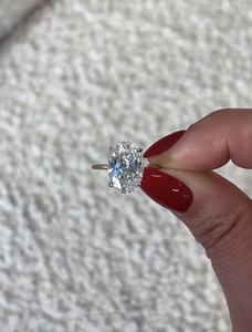 Anillo de Diamantes de Laboratorio con Baño de Oro Rosa, Amarillo y Blanco, Joyería Fina Personalizada, Oro de 9k, 10k, 14k, 18k, Certificado IGI, Lujo para Mujer, de Fábrica - Product Image 2