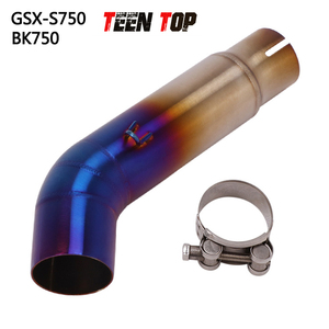 Pour <span class=keywords><strong>Suzuki</strong></span> Middle Link Pipe GSX-S <span class=keywords><strong>750</strong></span> BK750 GSR750 2018 ~ <span class=keywords><strong>2022</strong></span> 51mm 304 Tuyau moyen d'échappement en acier inoxydable - Product Image 6