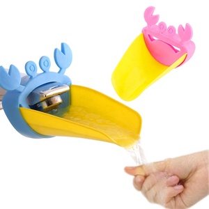 Lavage à la main réglable pour enfant, Guide d'évier, prolongateur <span class=keywords><strong>de</strong></span> <span class=keywords><strong>robinet</strong></span>, salle <span class=keywords><strong>de</strong></span> bains, en forme <span class=keywords><strong>de</strong></span> crabe, - Product Image 1