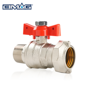 Bmag OEM cw617n Đồng hồ nước Nickel mạ điều khiển bằng tay nước bướm xử lý giả mạo Nam Nữ chủ đề <span class=keywords><strong>Brass</strong></span> bóng van - Product Image 6