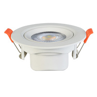 Bon prix led Downlight 3 CCT changement de couleur cadran commutateur PC boîtier led projecteur pour l'éclairage intérieur