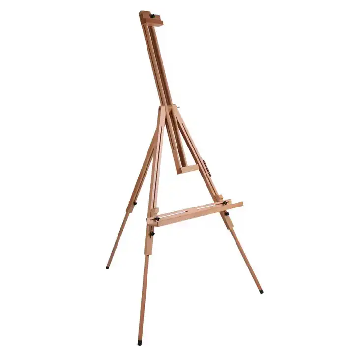 Box Portable Wooden Paintings, Wooden Folding Easel Table