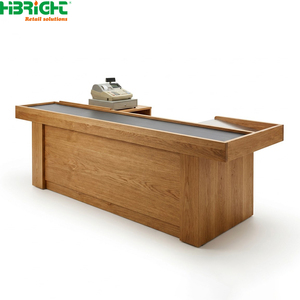Marble <b>Checkout</b> <b>Counter</b> Retail Cashier Desk Stainless Steel POS <b>Counter</b> for Supermarket Convenience Store - Product Image 5