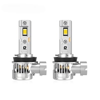 Nouvelle série Q58 Mini ampoules LED pour phares H8/H9/H11, 10600LM 80W 12V, Plug & Play, sans modification, 1 pièce