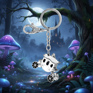 Portachiavi CARRIAGE WITCH BIANCO - SENZA SCATOLA Portachiavi e Moschettoni Promozionali - Product Image 3
