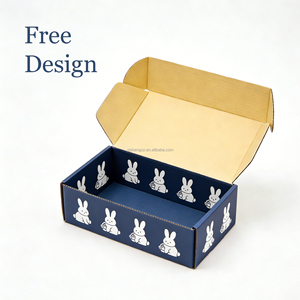 Caja de Regalo Plegable de Cartón Corrugado para Envío de Postales, Caja Exterior para Postres de Chocolate, Cajas de Envío con Logotipo Personalizado - Product Image 3