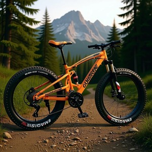 Vélo de montagne 26 pouces, freins à double disque, fourche à suspension, cadre en acier, unisexe, adulte, cyclisme tout-terrain - Product Image 2