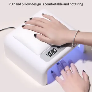 Lampe à ongles LED UV pliable et sèche-ongles avec 72 perles LED, haute puissance, séchage rapide pour les ongles en gel - Product Image 1