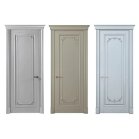 Porte intérieure en bois massif sur mesure, élégante, pour chambre à coucher, salle de bain, rénovation, matériau de construction