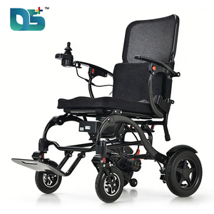 Fauteuil roulant électrique médical ultraléger de 17 kg avec cadre en fibre de carbone, coussin de siège respirant et pneus larges - Product Image 3