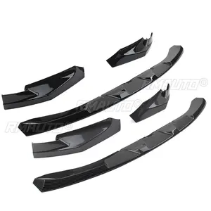 <b>For</b> 2021-2023 BMW G80 M3 G82 G83 M4 <b>Car</b> Front Bumper Lip Splitter <b>Diffuser</b> Spoiler Fender Carbon Fiber Style Glossy Black - Product Image 5
