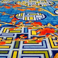 Moquette de luxe au design moderne pour couloirs d'hôtels 5 étoiles, en laine et nylon, rouleaux standard CLASSIC, à poils longs