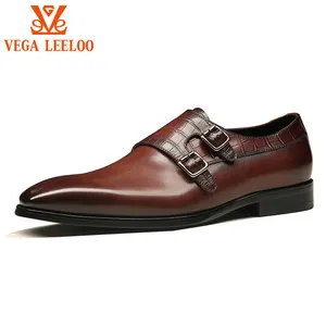 Sapatos masculinos de negócios estilo italiano, sapatos de luxo com estampa de crocodilo, dedo do pé quadrado