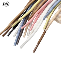 Lacets unisexes en polaire polyester beige, larges, doux et moelleux, pour chaussures d'hiver à plateforme en toile – Approvisionnement direct usine