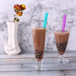 GROSIR Sedotan Plastik Keras 12mm yang Dapat Digunakan Kembali Set Sedotan Bubble Tea Boba dengan Sikat Pembersih 8+2 - Product Image 5