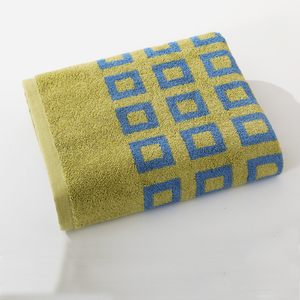 Serviette de plage jacquard 100 % coton personnalisée, teinte en fil, motif géométrique, douce et absorbante, pour hôtel et <span class=keywords><strong>piscine</strong></span>, vente en gros - Product Image 4