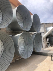 Ventilateur d'extraction à cône papillon pour élevages agricoles, volailles et bétail, élimination de la poussière, de la fumée et des odeurs, avec hélice à débit d'air puissant - Product Image 3