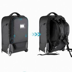 Échantillon gratuit : sac de voyage convertible 2-en-1 à roulettes pour appareil photo reflex numérique, sac à dos trolley - Product Image 4