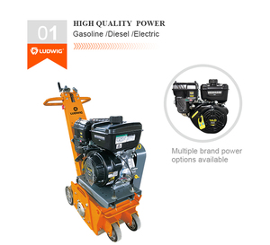 Machine à scarifier le béton <span class=keywords><strong>manuelle</strong></span> et portable, machines à scarifier à essence, <span class=keywords><strong>scarificateur</strong></span> de chantier - Product Image 4