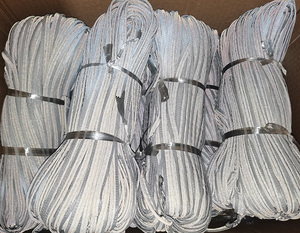 Articoli di moda modello a pois <span class=keywords><strong>tubazioni</strong></span> riflettenti strisce riflettenti colorate accessori <span class=keywords><strong>per</strong></span> vestiti campione gratuito supporto OEM - Product Image 5