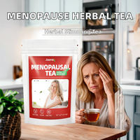 Teh Pelangsing Herbal Mawar untuk Wanita, Teh Penghangat Rahim dalam Bentuk Kantong, Lima Bahan Merah (Kurma Merah, Goji Berry, Beras Merah) untuk Kecantikan Kulit