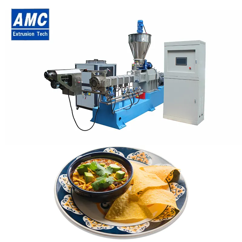 Produsen Tiongkok AMC Lini Produksi Chip Maquina Para Acer Hojuelas De De