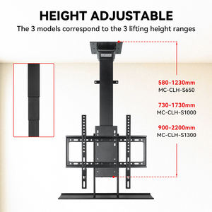 سقف مزود بمحرك MCTION ، سقف عمودي لأسفل لأسفل مع تحكم عن بعد 40 65 70 بوصة - Product Image 2
