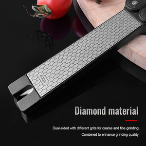 Afilador de Cuchillos en Forma de Abanico Hongrui Diamond <span class=keywords><strong>con</strong></span> <span class=keywords><strong>Esmeril</strong></span> y Mango de ABS, Ayudante de Cocina <span class=keywords><strong>con</strong></span> Diseño Antideslizante y Fácil de Usar - Product Image 5