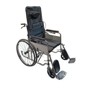 Silla de ruedas manual ligera de alta calidad, plegable, portátil, para adultos y ancianos - Product Image 1