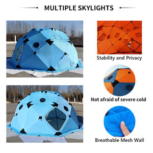 Ridge Tenda Pemancingan Es, Tenda Pemancingan Pop-Up Portabel 8 + Orang, Ekstra Besar Pintu 220 Ekstra Tinggi - Product Image 3