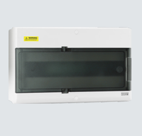 Boîtier de distribution étanche IP66 pour disjoncteur, en plastique, pour montage en surface extérieur, anti-poussière, résistant aux UV, IEC