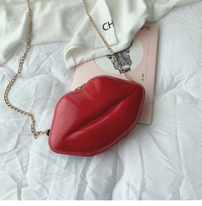 Sac à main <span class=keywords><strong>Yemu</strong></span> Spring Makeup pour femme, forme demi-lune, en PVC, avec chaîne bandoulière, fermeture éclair, doublure en polyester, petite taille - Product Image 4