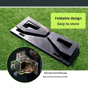 Yishuo bóng đá rebounder đá tường bóng đá phục hồi Hội Đồng Quản trị có thể gập lại tác động kháng đen cho đào tạo và thực hành phản ứng - Product Image 3