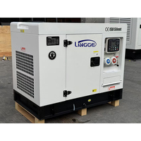 Generador Diésel LINGGE Súper Silencioso, Portátil, para Uso Doméstico, de Reserva, de Baja Potencia, 15Kw 20Kw 25Kw