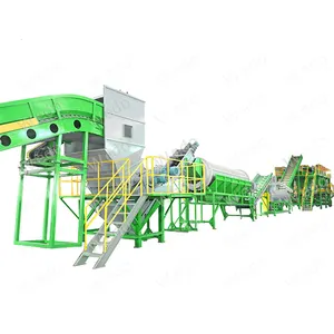 Wedo Long service life waste PET plastic bottle crush wash recycling line