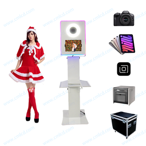 Mới Trong 2024 Bề Mặt Pro Ảnh Gian Hàng Máy Giá Cả Phải chăng Vòng Ánh Sáng Photobooth Cho Đám Cưới Phần Mềm Ứng Dụng Điều Khiển Photobooth - Product Image 2