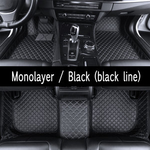 Alfombrillas Personalizadas con Logotipo para <span class=keywords><strong>Mercedes</strong></span>-<span class=keywords><strong>Benz</strong></span> C180/E300/GLC300, Nuevas, de Cuero Premium, Antideslizantes, Impermeables, Duraderas, de Lujo, 20 mm de Grosor - Product Image 2