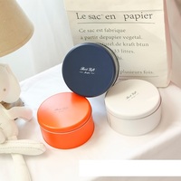 Boîte en fer blanc ronde personnalisée pour chocolats, biscuits, bonbons, emballage alimentaire, boîtes métalliques