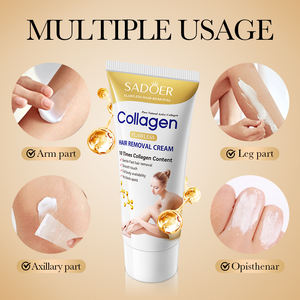 OEM Private Label SADOER collagene rimozione ascella permanente <span class=keywords><strong>crema</strong></span> di rimozione dei capelli per le mani perdita di capelli <span class=keywords><strong>crema</strong></span> <span class=keywords><strong>depilatoria</strong></span> per le donne - Product Image 3